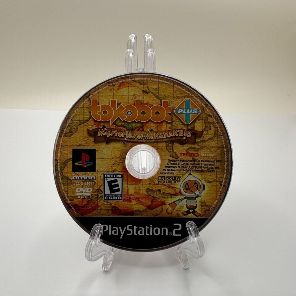 Tokobot Plus: Mysteries of the Karakuri PS2 (Sony PlayStation 2, 2006) Disc Only